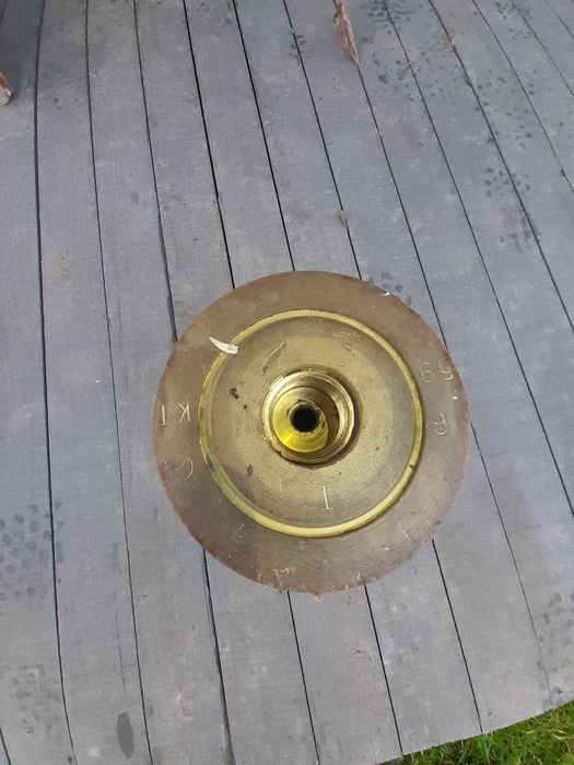 Łuska mosiężna ..