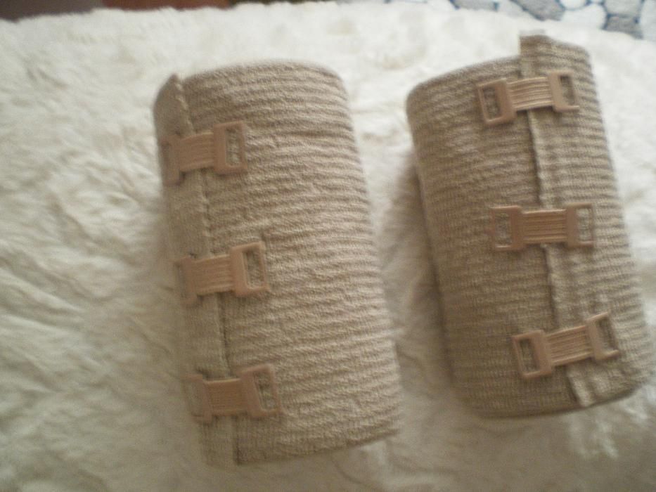 2 ligaduras elásticas de compressão