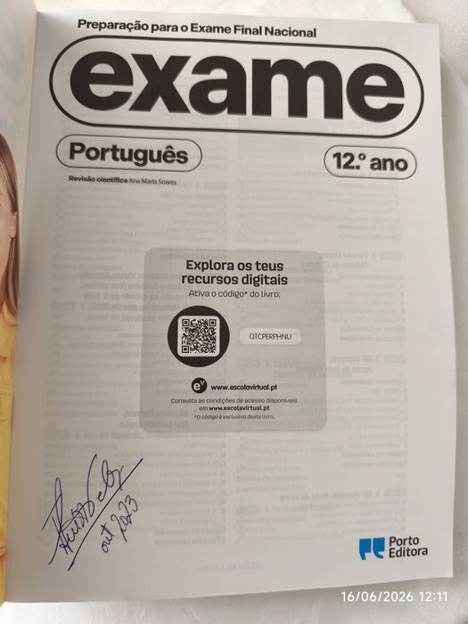 Preparação para o Exame Final Nacional 2024 - Português 12º Ano