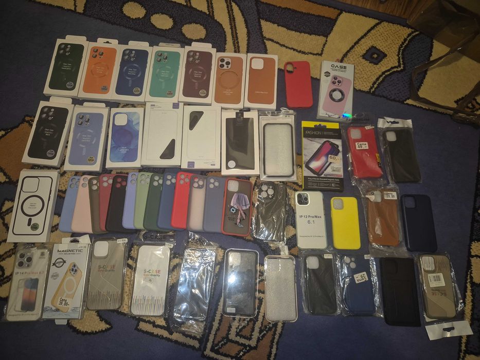 Etui do telefonów komórkowych-660 szt. ( Iphone, samsung, huawei, xiaomi, inne )