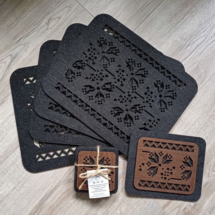 Набір для посуду. Сервірувальні підставки