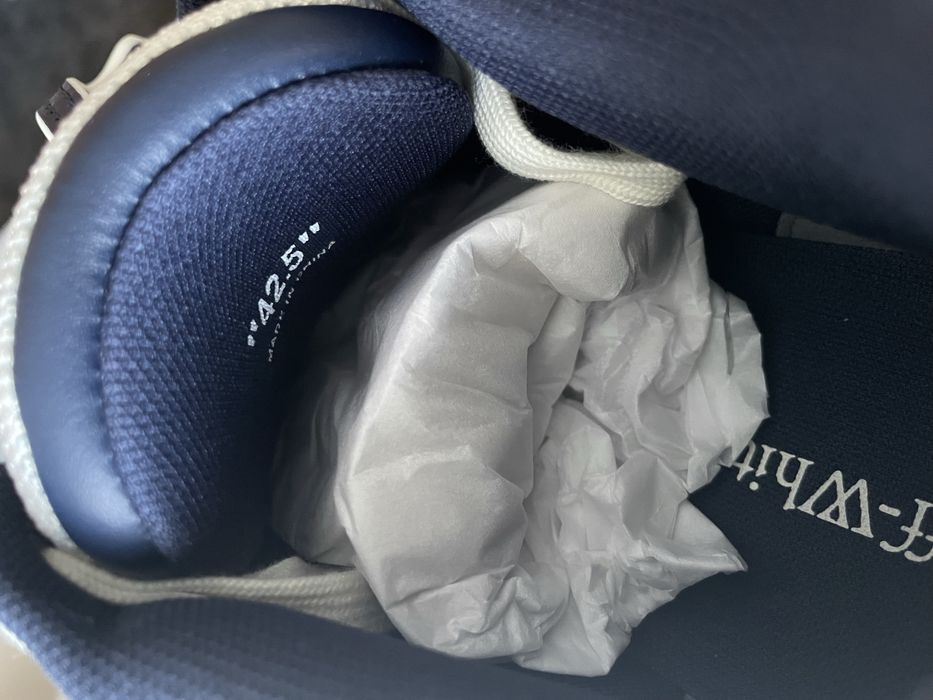 Off-White Out of Office Blue Sneakers