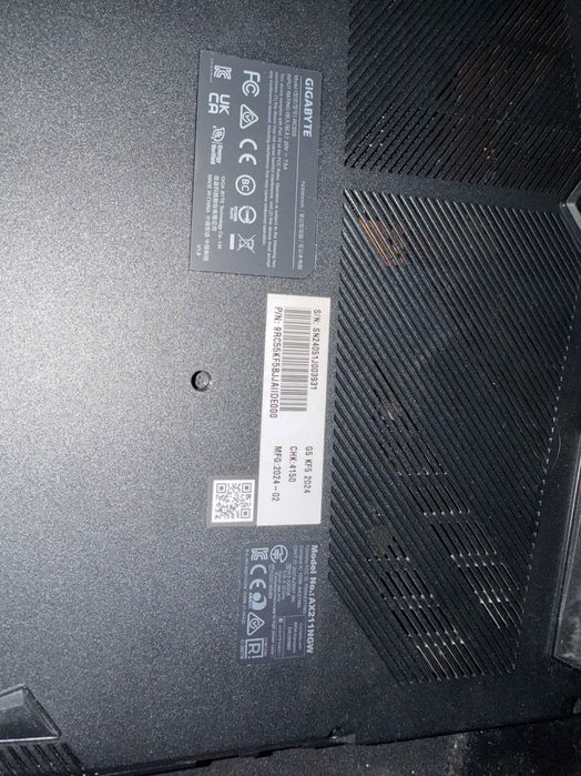 Laptop Gigabyte 5G KF5-H3EE354KH