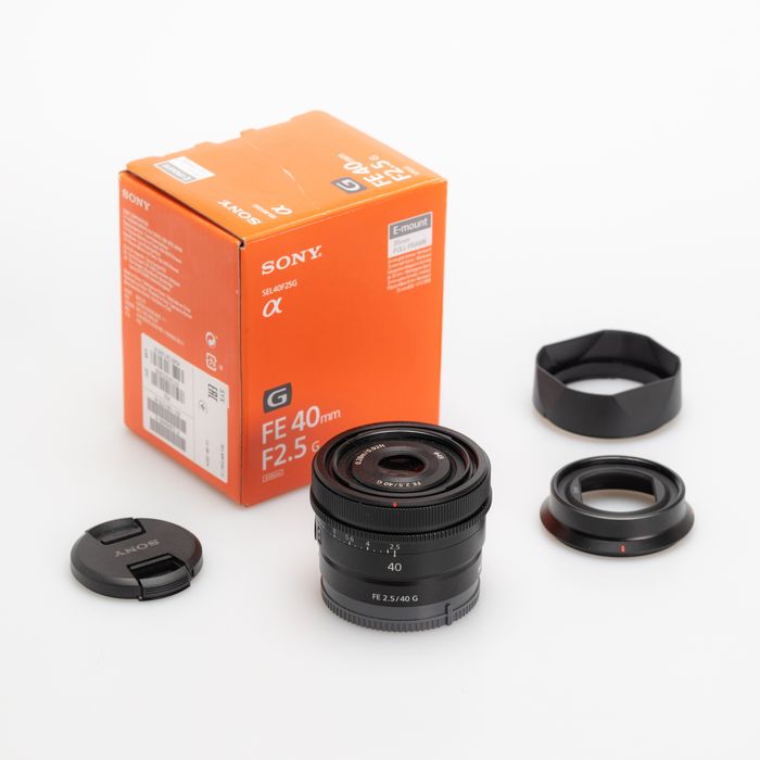 Sony 40mm f2.5 G - jak nowy