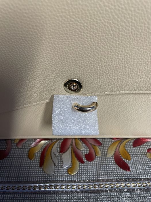 Mala tiracolo beje nova