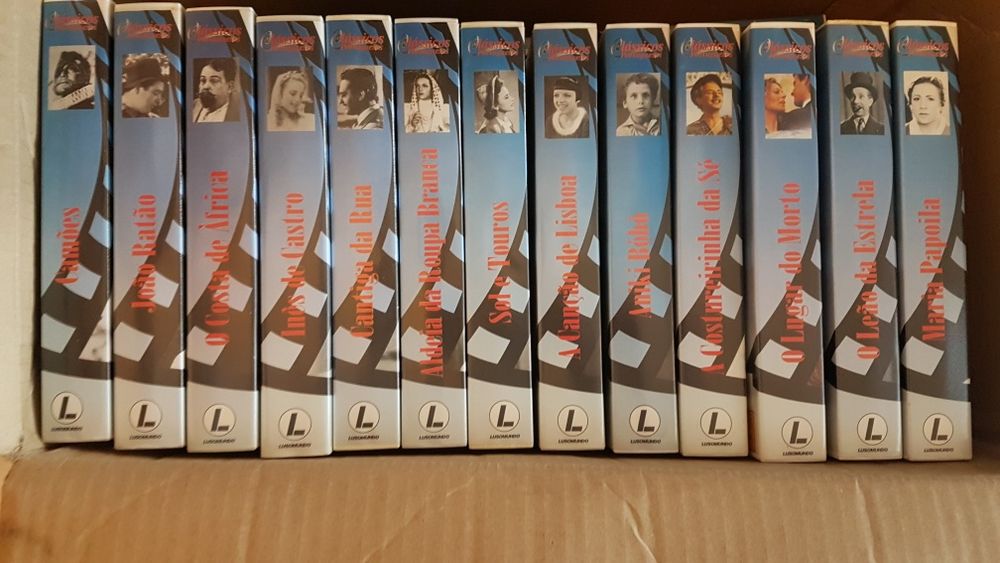 Cassete VHS coleção clássicos português