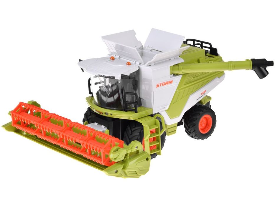 Duży Kombajn sterowany do zboża kukurydzy DYM światło dźwięk pilot