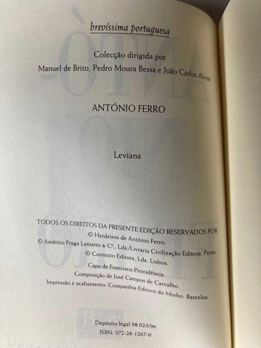 Leviana, de António Ferro