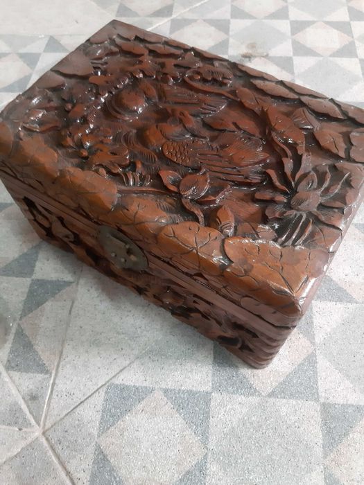 Caixas de madeira decorativas, conjunto de 2