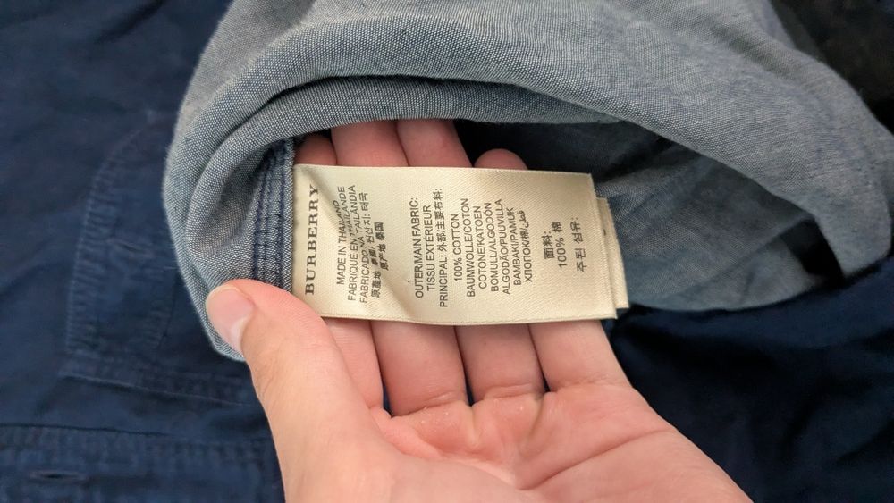 Рубашка Burberry brit синяя