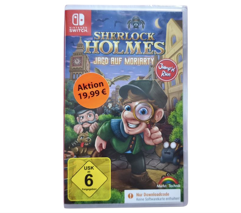 NA LEWARA gra Sherlock Holmes - Jagd auf Moriarty Nintendo Switch
