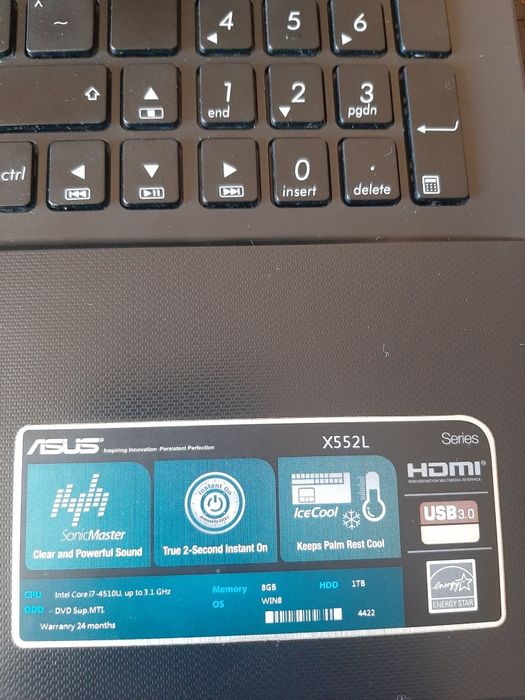 Portátil Asus intel core 7 Negociável