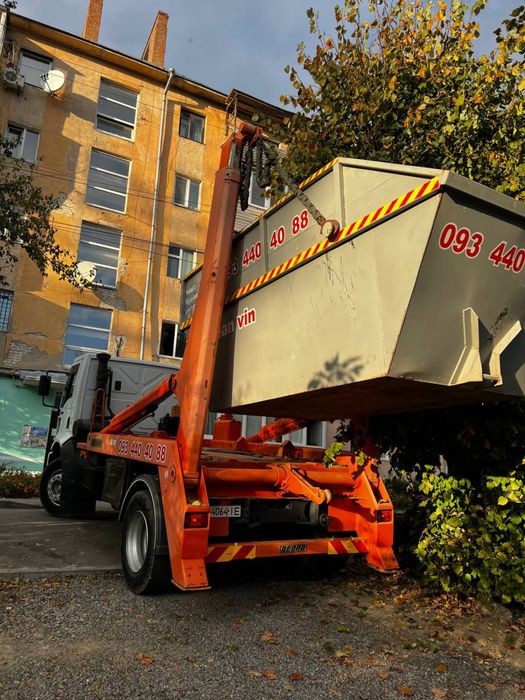 Вивіз будь якого сміття контейнером/оренда контейнера