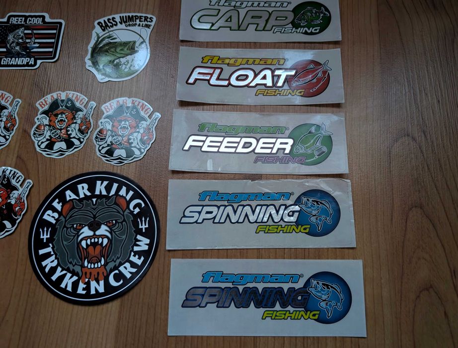Наклейки рыбалка
