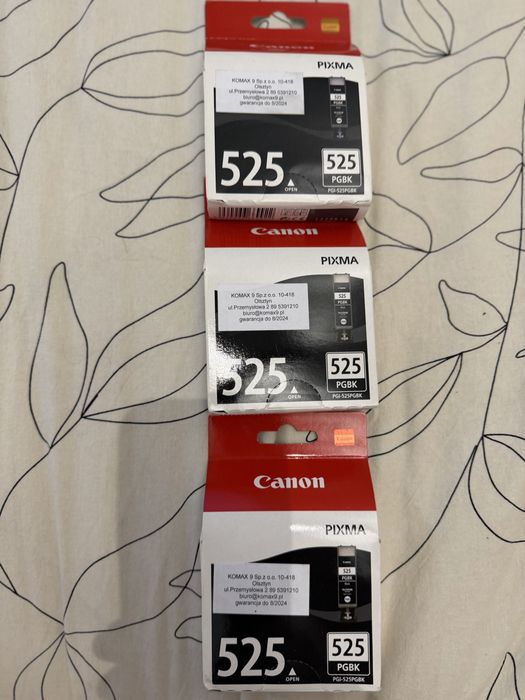 Canon 525 pixma tusz x3