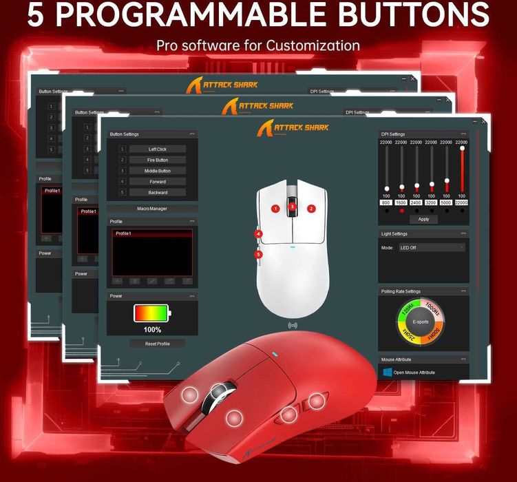 Attack Shark x11 Ігрова мишка