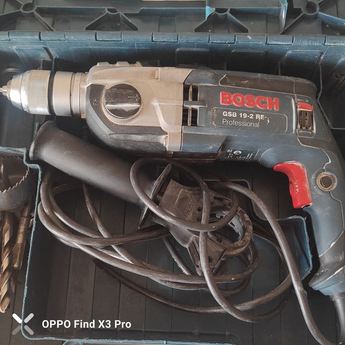 Bosch GSB 19-2 RE 850W 2-speed Impact Drill with Keyless Chuck & Case