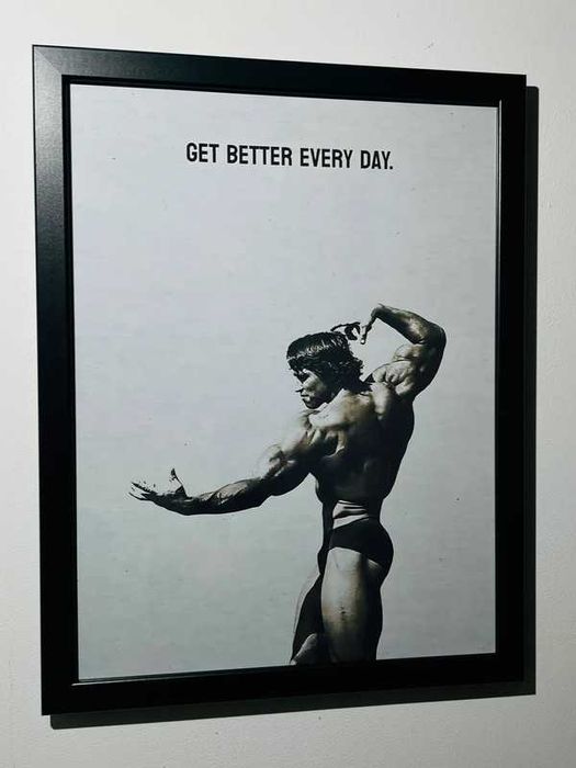 Plakat Motywacja Arnold Obraz Poster Siłownia