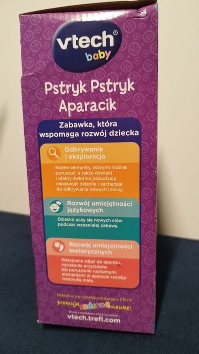 Vtech Pstryk pstryk aparacik zabawka edukacyjna