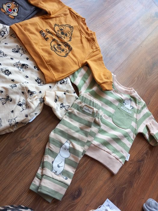 3 szt dresy kaplety rozmiar 56-62