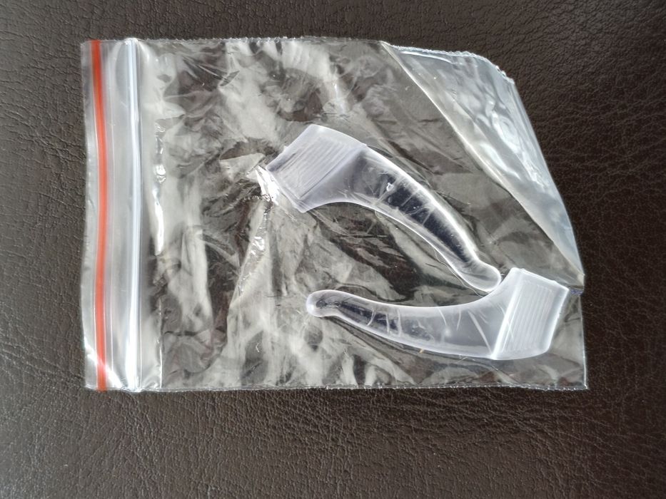 Par de peças em silicone para óculos não caírem