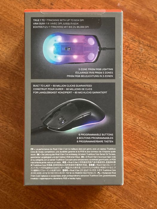 Myszka komputerowa SteelSeries Rival 3 Gen 2