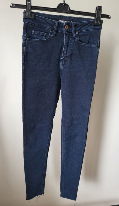Jeansy Denim Cropp push up rozmiar xxs xs