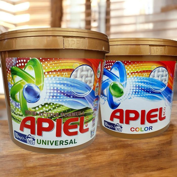 Пральний порошок Apiel eco 10 кг. (165 прань) Колор та універсал