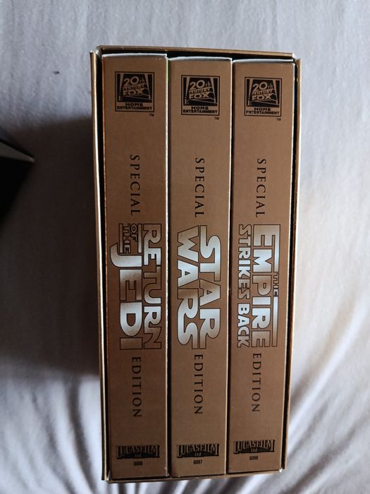 Star Wars VHS kolekcja 3 kasety