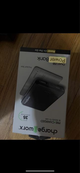Портативний зарядний пристрій Charge Worx Dual USB Power Bank 5000 мАг