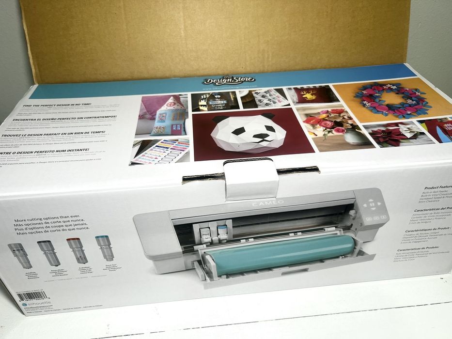 silhouette cameo 4 nova na caixa