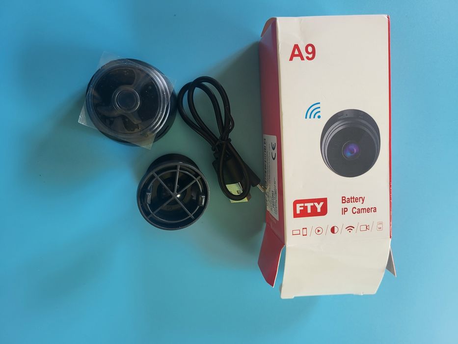 Mini Kamera Szpiegowska A9 WIFI FULL HD Dyskretny Montaż Monitoring