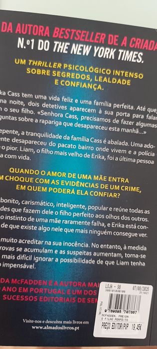 Livro O Filho perfeito