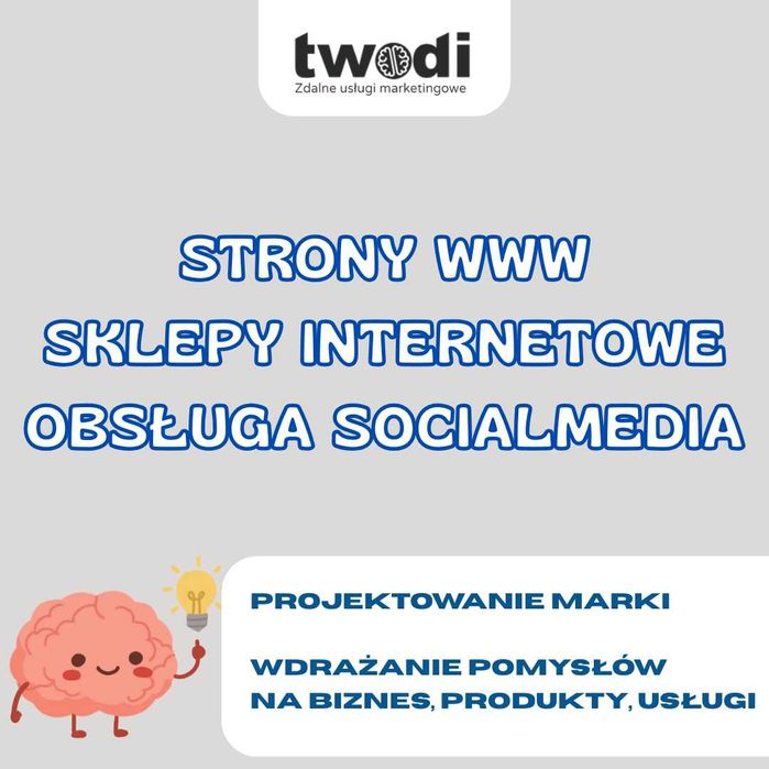 Strony www WordPress, Sklepy WooCommerce, obsługa zdalna Socialmedia