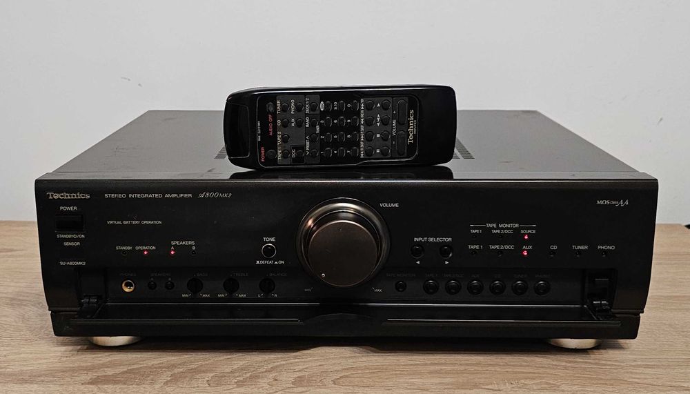 Wzmacniacz TECHNICS SU-A800mk2 | Org. pilot RAK-SU129WH |
