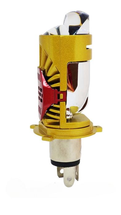 Мини линзы міні лінз H4 3570 led 12-24V 6000K 14000Lm 110W. Комплект