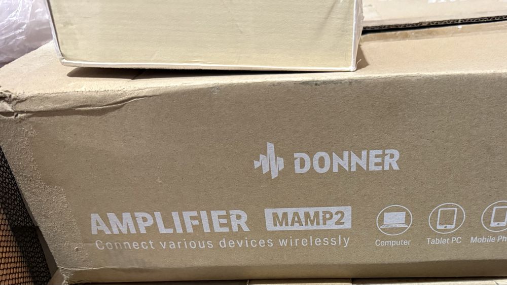 Donner MAMP2, 2-канальный стереоусилитель звука мощностью 600 Вт с Bluetooth підсилювач звуку усилитель