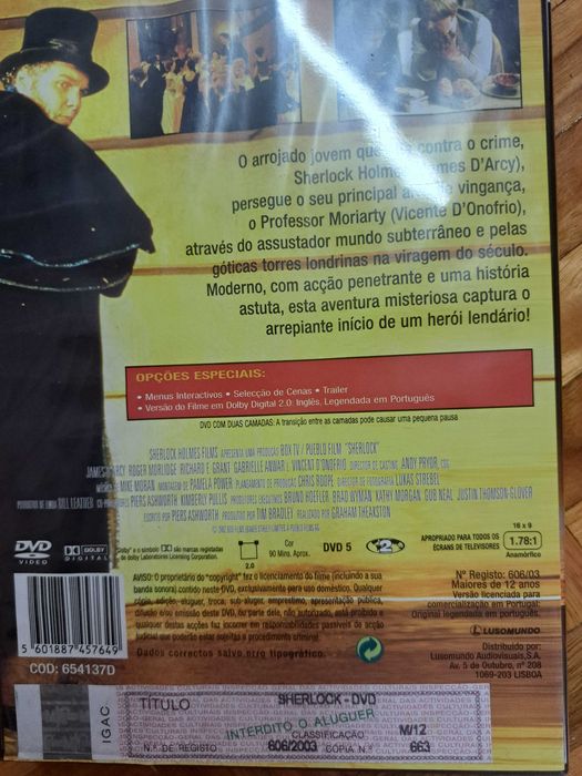 Dvd sherlock (Novo!)