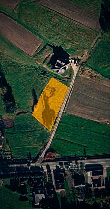 Działka budowlana 18 arów – Osielec | MPZP | przy DK28 | blisko: Jordanów