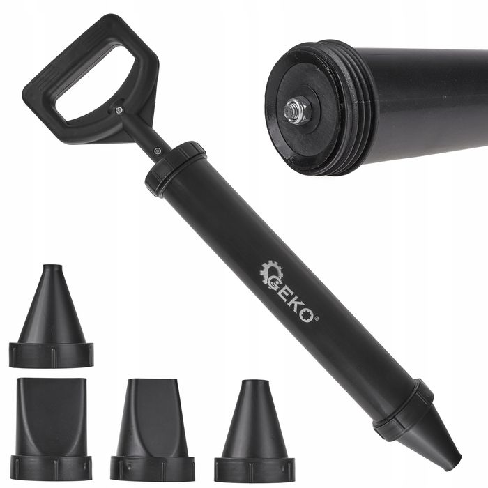Wyciskacz Budowlany Do Mas I Zapraw 850Ml + Komplet 4 Dysz Geko
