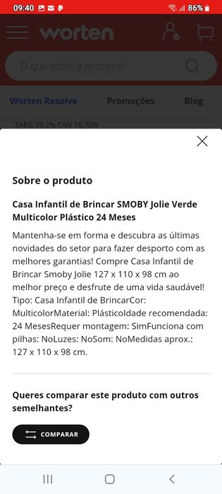 Casa de Brincar para crianças