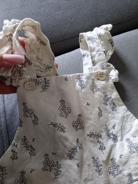 Ogrodniczki spodnie Zara 92