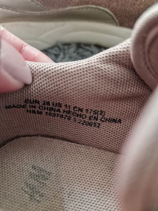 Buty sneakersy adidasy dziewczęce H&M rozmiar 28