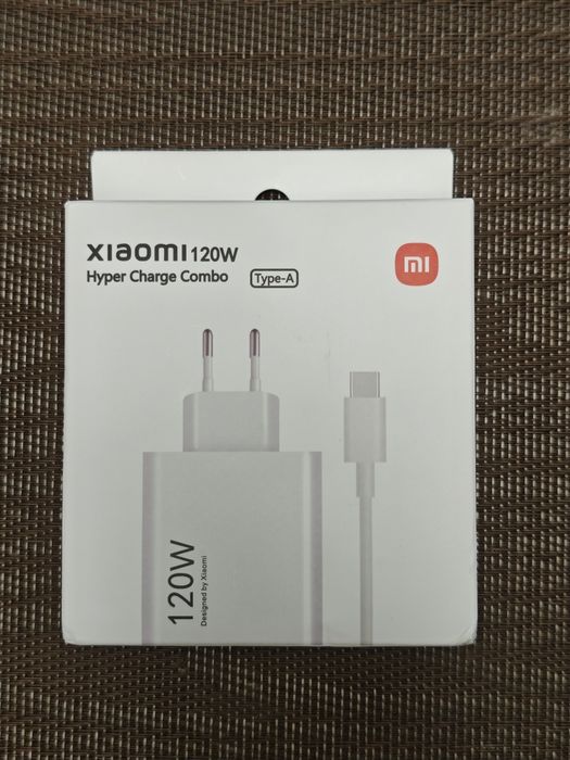 Блок питания Xiaomi  120W  + кабель зарядки 6А hyper charger combo
