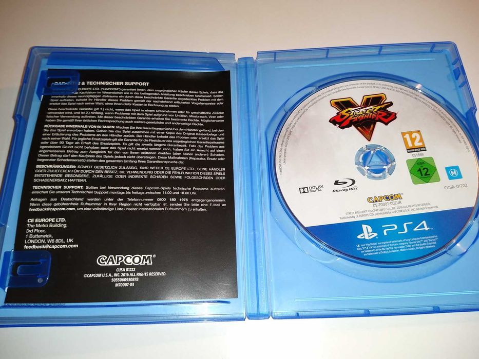 Street Fighter 5 Ps4 bez rys