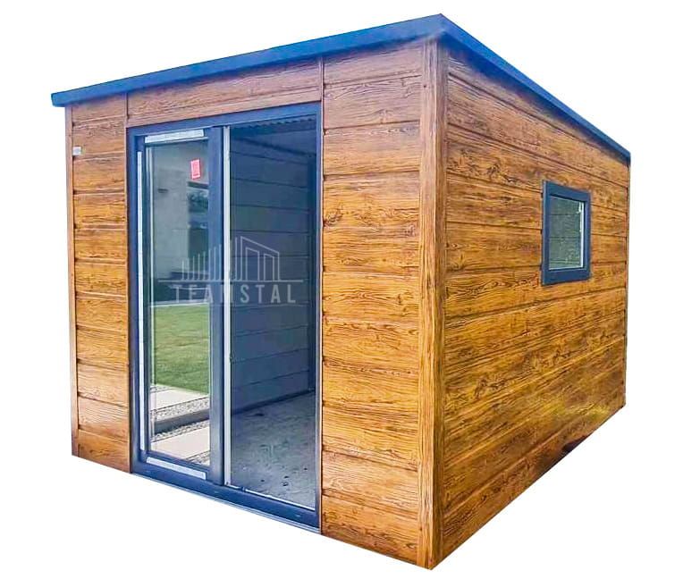 Schowek - Domek Ogrodowy 2x2,5m - Okno  Drewnopodobny TS743