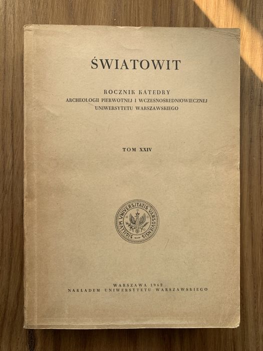 "Światowit rocznik katedry" Tom XXIV