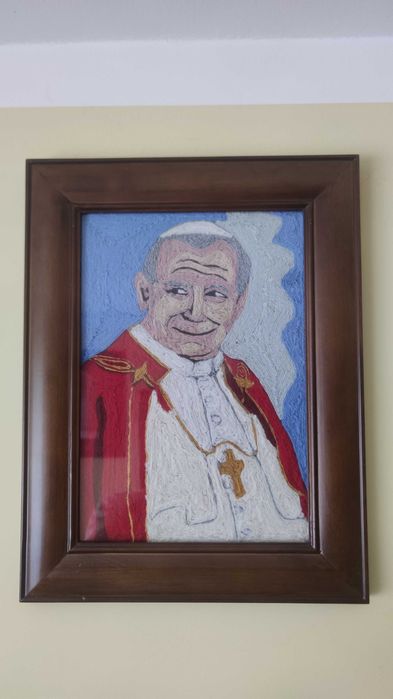 Jan Paweł II. Obraz wyszywany