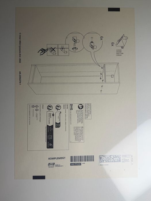 Półki - IKEA PAX - 50x58 cm
