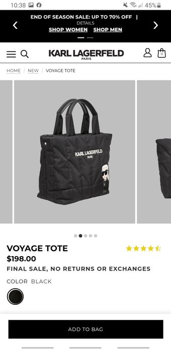 Продам нову сумку Karl Lagwrfeld.